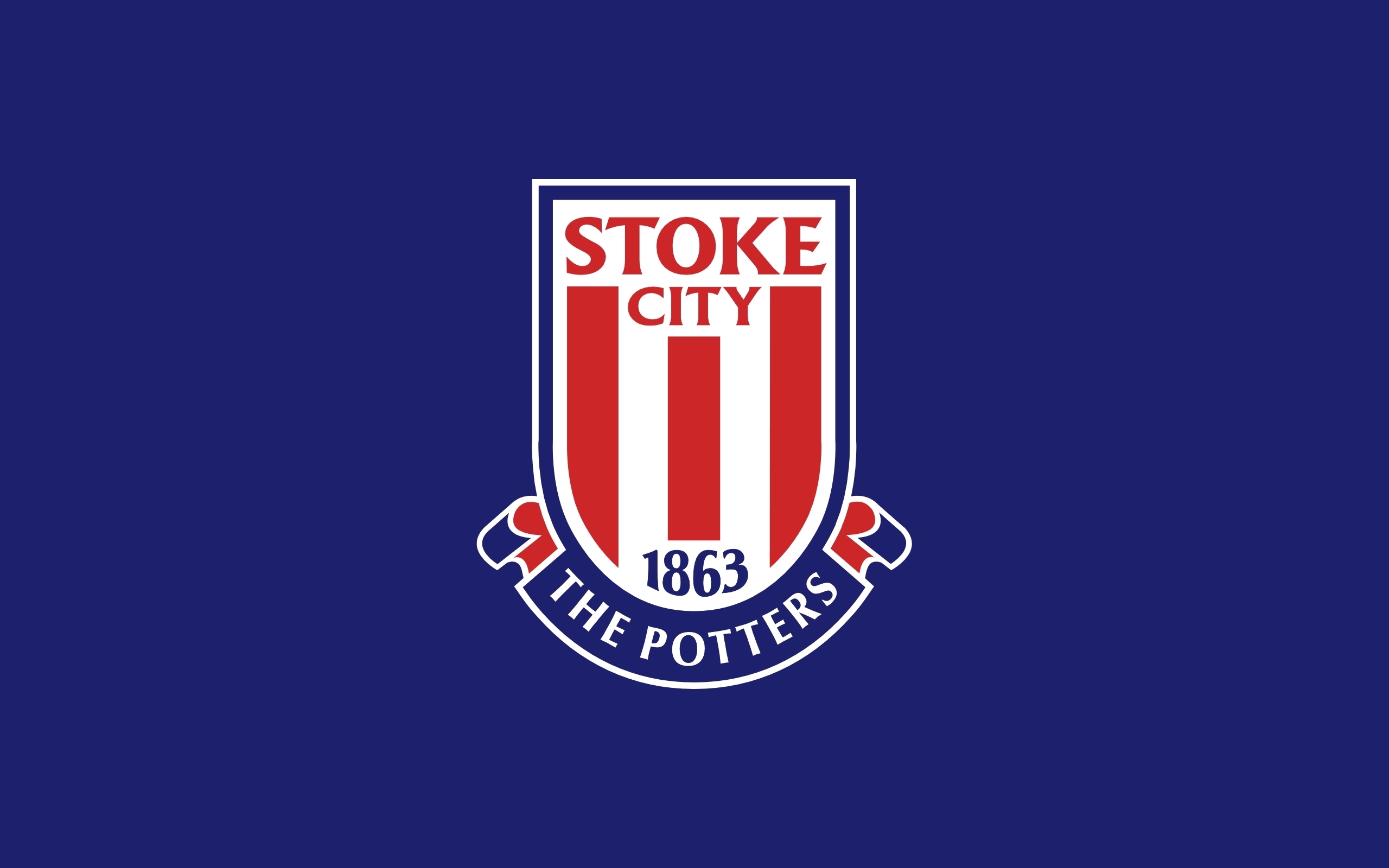 Stoke City Primary logo t shirt iron on transfers